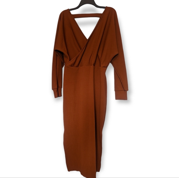 🎀Women's | V Neck Bodycon Dress | Large - Picture 4 of 9